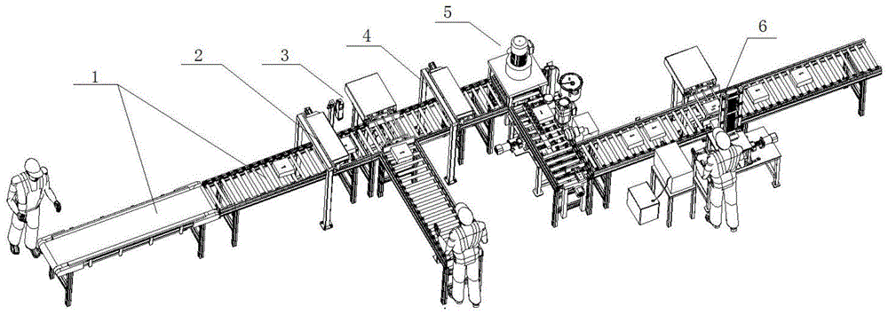 耐火磚自動標(biāo)識及檢測工作線