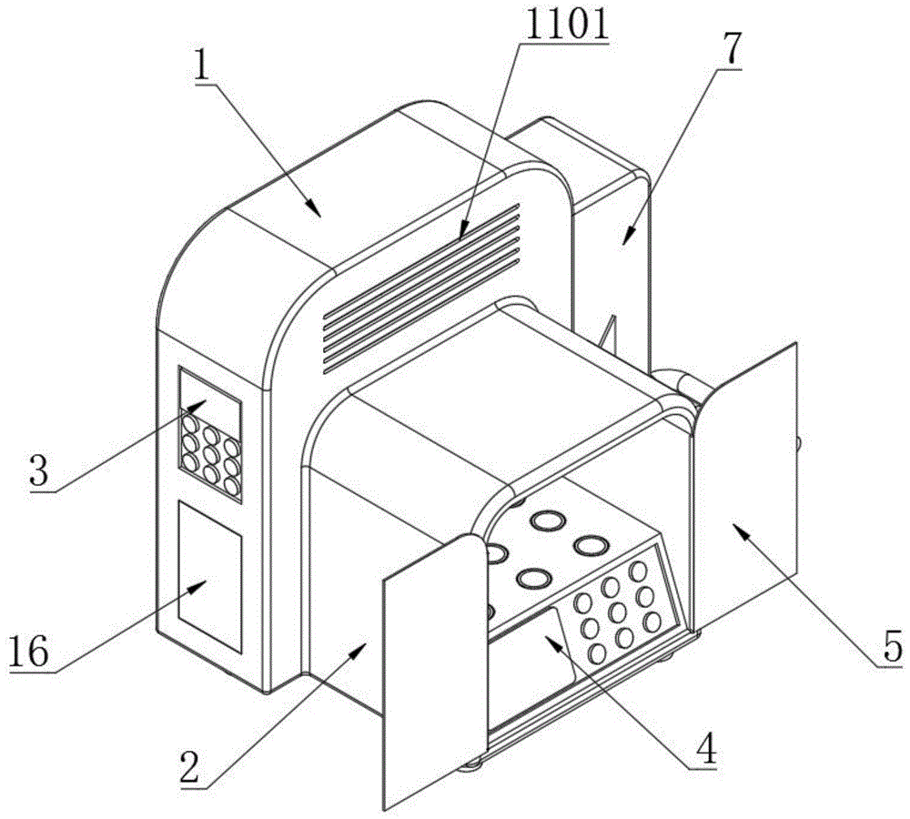 一種基于農(nóng)業(yè)栽培試驗(yàn)的天氣調(diào)控與土壤檢測(cè)一體化裝置