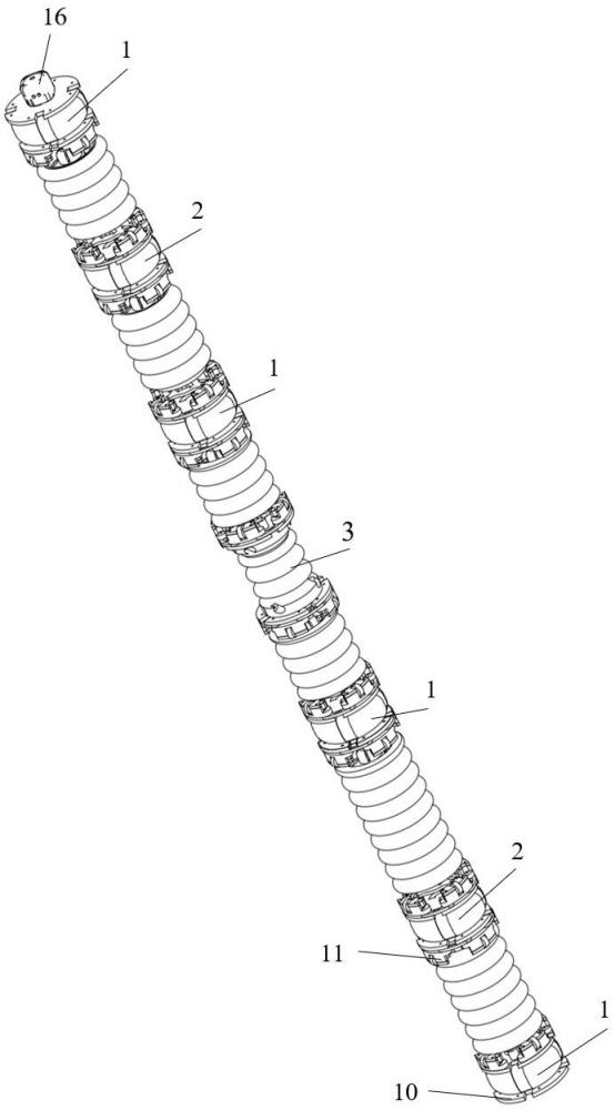 一種氣動式蛇形軟體機(jī)器人