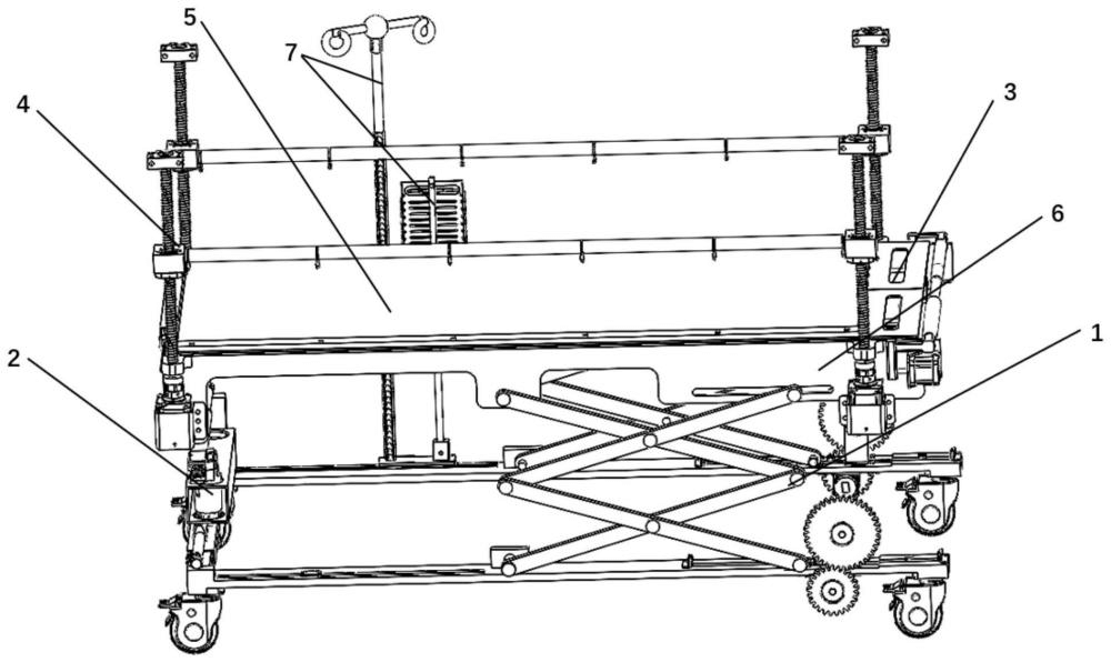 一種插入式醫(yī)用病人轉運裝置