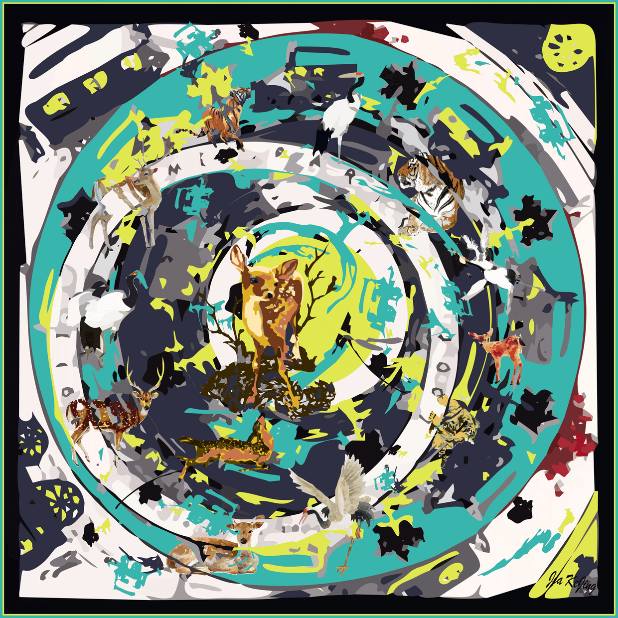 絲巾（渦聚獸韻）