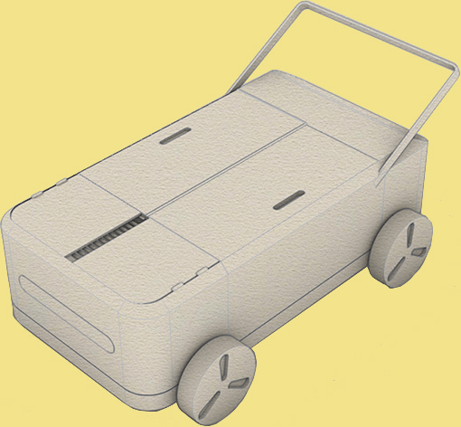 可移動(dòng)式燒烤推車