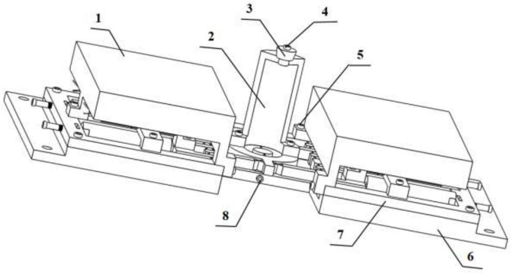 一種四壓電驅(qū)動的擬間歇振動輔助偏擺車削裝置