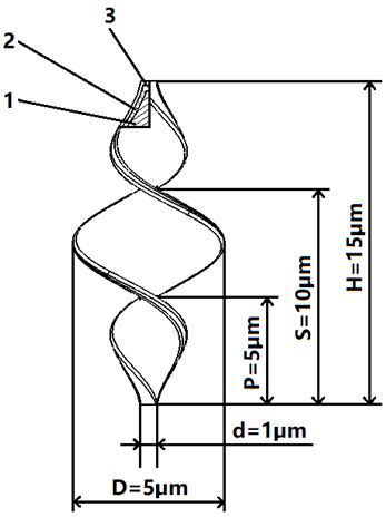 一種磁驅(qū)動(dòng)微納米機(jī)器人的設(shè)計(jì)及其制備方法和驅(qū)動(dòng)方式