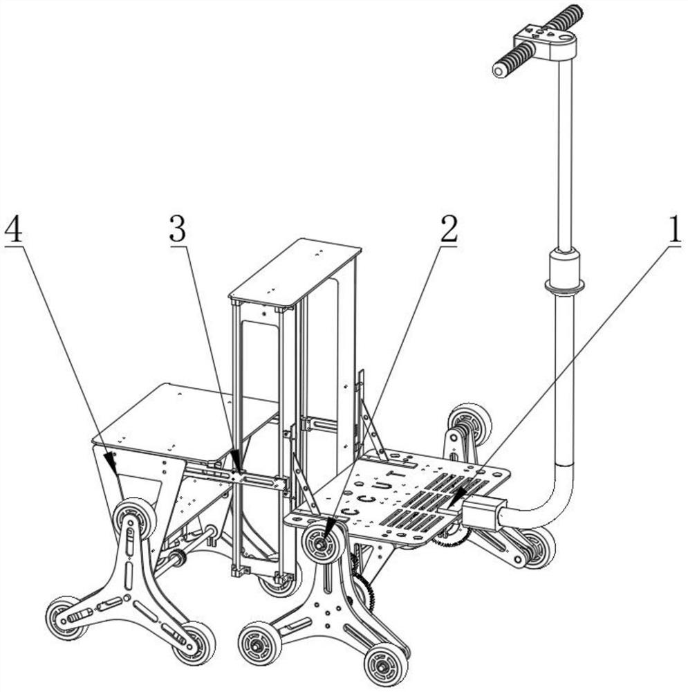 一種三角輪系爬樓車(chē)