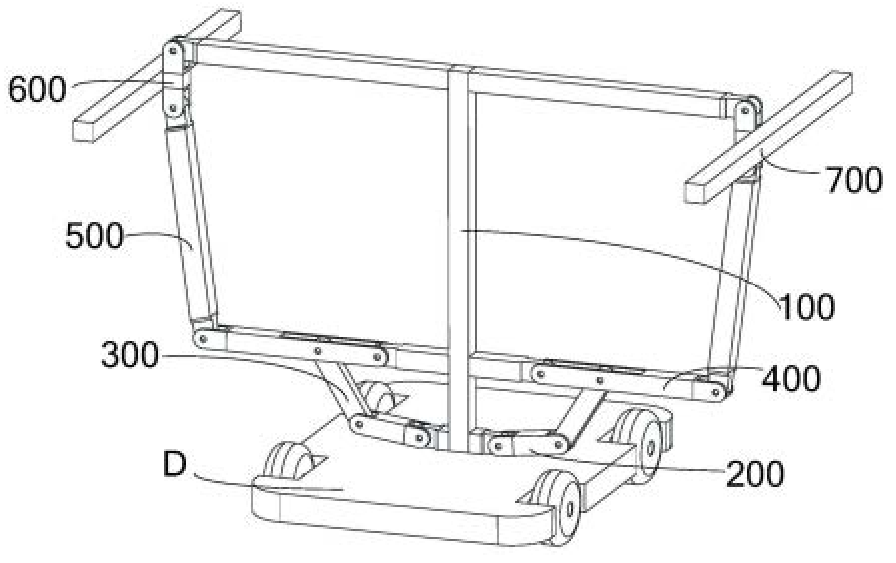 一種基于辛普森II型機(jī)構(gòu)的陸空兩用汽車模型的執(zhí)行機(jī)構(gòu)
