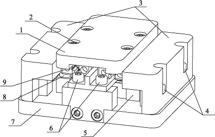一種雙足夾緊式高承載精密壓電直線驅(qū)動器
