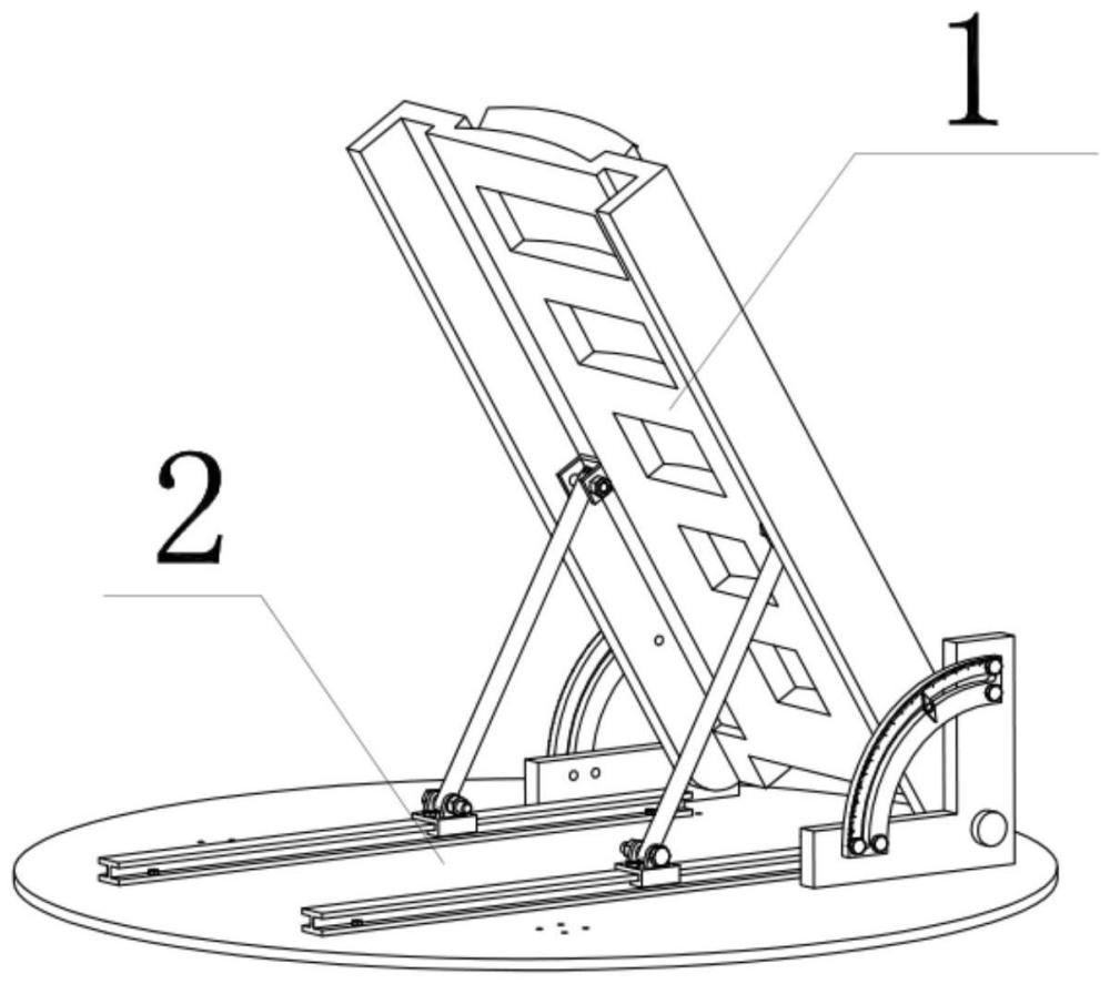 一種針對(duì)錐形紙漿磨片夾具裝置