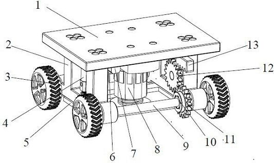 一種高精度轉(zhuǎn)向控制的氣動(dòng)搬運(yùn)車及其轉(zhuǎn)向控制方法
